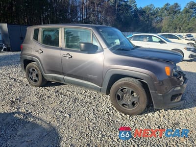 Czwarte zdjęcie samochodu z boku: 2018 JEEP RENEGADE SPORT VIN:ZACCJAAB3JPG68399 - miniatura