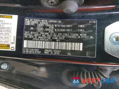 Zdjęcie 13 z 13 samochodu: 2019 TOYOTA 4RUNNER VIN:JTEBU5JR0K5645711 - miniatura