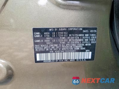 Zdjęcie 13 z 13 samochodu: 2025 SUBARU OUTBACK LIMITED VIN:4S4BTANC1S3220401 - miniatura