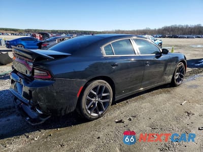 Trzecie zdjęcie samochodu z tyłu: 2022 DODGE CHARGER SXT VIN:2C3CDXBG2NH209221 - miniatura