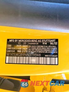 Zdjęcie 12 z 12 samochodu: 2022 MERCEDES-BENZ CLA 250 VIN:W1K5J4GB9NN319348 - miniatura