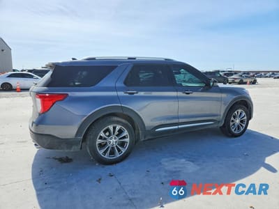 Trzecie zdjęcie samochodu z tyłu: 2022 FORD EXPLORER LIMITED VIN:1FMSK8FH8NGB70406 - miniatura