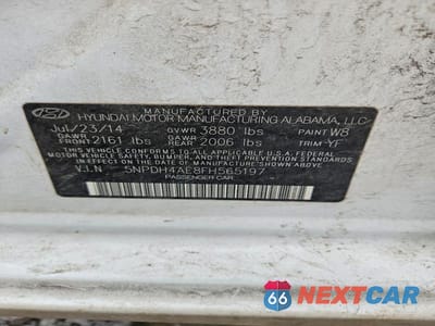 Zdjęcie 13 z 13 samochodu: 2015 HYUNDAI ELANTRA SE VIN:5NPDH4AE8FH565197 - miniatura