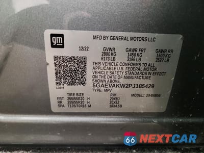 Zdjęcie 12 z 13 samochodu: 2023 BUICK ENCLAVE ESSENCE VIN:5GAEVAKW2PJ185429 - miniatura