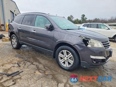 Czwarte zdjęcie samochodu z boku: 2015 CHEVROLET TRAVERSE LT VIN:1GNKVHKD6FJ355533 - miniatura