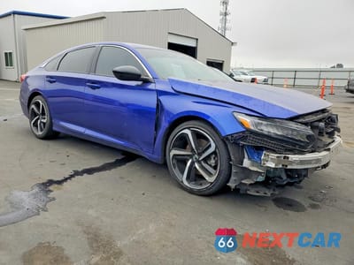 Czwarte zdjęcie samochodu z boku: 2022 HONDA ACCORD SPORT SE VIN:1HGCV1F40NA035316 - miniatura