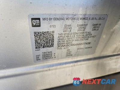 Zdjęcie 12 z 12 samochodu: 2021 CHEVROLET BLAZER 2LT VIN:3GNKBCRSXMS577438 - miniatura