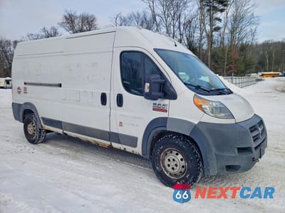 Czwarte zdjęcie samochodu z boku: 2016 RAM PROMASTER 2500 DELIVERY VAN VIN:3C6TRVDG9GE113803 - miniatura