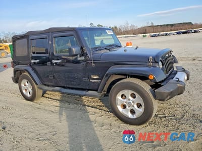 Czwarte zdjęcie samochodu z boku: 2015 JEEP WRANGLER UNLIMITED SAHARA VIN:1C4BJWEG5FL734770 - miniatura