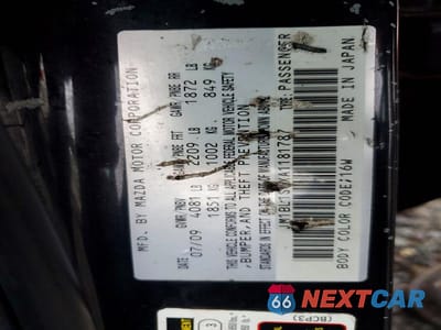 Zdjęcie 12 z 12 samochodu: 2010 MAZDA 3 S VIN:JM1BL1S6XA1181787 - miniatura