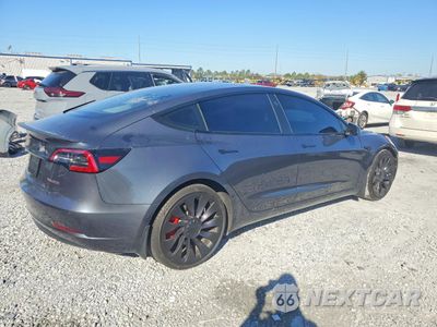 Trzecie zdjęcie samochodu z tyłu: 2021 TESLA MODEL 3 VIN:5YJ3E1EC0MF914411 - miniatura