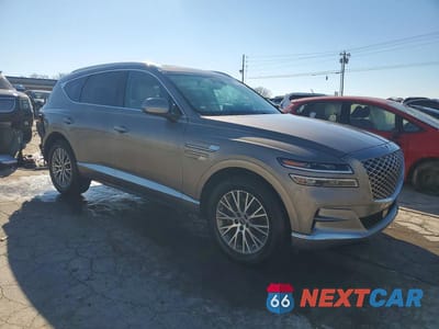 Czwarte zdjęcie samochodu z boku: 2021 GENESIS GV80 2.5T VIN:KMUHB4SB3MU035596 - miniatura