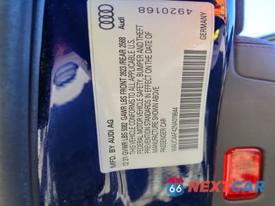 Zdjęcie 12 z 12 samochodu: 2022 AUDI S4 PRESTIGE VIN:WAUC4AF42NA019844 - miniatura