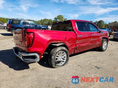 Trzecie zdjęcie samochodu z tyłu: 2020 GMC SIERRA K1500 SLT VIN:1GTU9DED3LZ322903 - miniatura