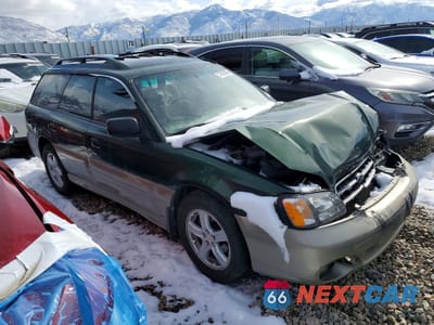 Czwarte zdjęcie samochodu z boku: 2000 SUBARU LEGACY OUTBACK VIN:4S3BH6651Y7610502 - miniatura