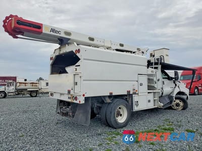 Trzecie zdjęcie samochodu z tyłu: 2022 FORD F750 SUPER DUTY FORESTRY BUCKET TRUCK VIN:1FDNF7DCXNDF00292 - miniatura