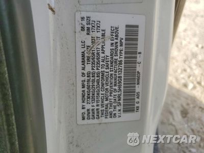 Zdjęcie 13 z 13 samochodu: 2016 HONDA ODYSSEY EXL VIN:5FNRL5H69GB132786 - miniatura