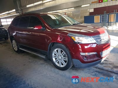 Czwarte zdjęcie samochodu z boku: 2015 CHEVROLET TRAVERSE LT VIN:1GNKRGKD8FJ146194 - miniatura