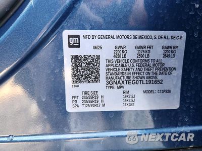 Zdjęcie 13 z 13 samochodu: 2026 CHEVROLET EQUINOX RS VIN:3GNAXTEG0TL191652 - miniatura