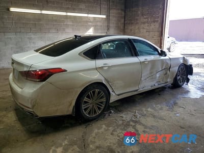 Trzecie zdjęcie samochodu z tyłu: 2018 GENESIS G80 3.8 VIN:KMHGN4JE3JU238089 - miniatura