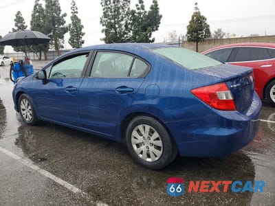 Drugie zdjęcie samochodu z przodu: 2012 HONDA CIVIC LX VIN:19XFB2F59CE315412 - miniatura