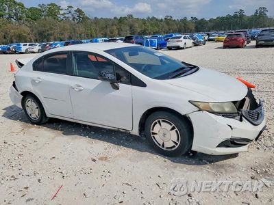 Czwarte zdjęcie samochodu z boku: 2013 HONDA CIVIC HF VIN:2HGFB2F63DH543163 - miniatura