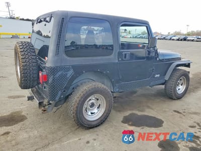 Trzecie zdjęcie samochodu z tyłu: 2002 JEEP WRANGLER / TJ X VIN:1J4FA39S42P727174 - miniatura