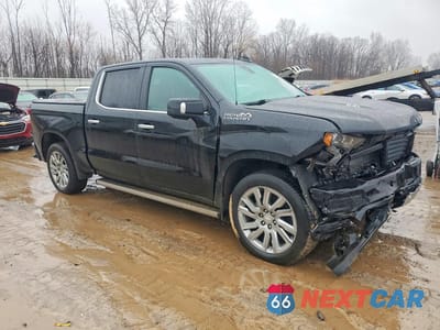 Czwarte zdjęcie samochodu z boku: 2019 CHEVROLET SILVERADO K1500 HIGH COUNTRY VIN:1GCUYHEL1KZ182656 - miniatura