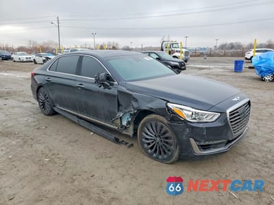 Czwarte zdjęcie samochodu z boku: 2017 GENESIS G90 PREMIUM VIN:KMHG34JA2HU025826 - miniatura