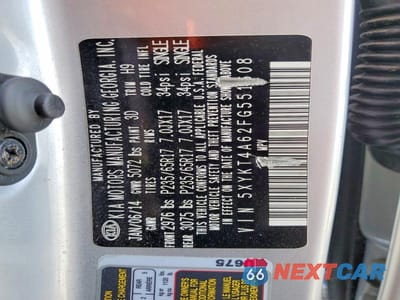 Zdjęcie 13 z 13 samochodu: 2015 KIA SORENTO LX VIN:5XYKT4A62FG551608 - miniatura