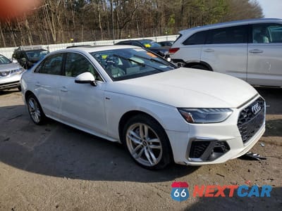 Czwarte zdjęcie samochodu z boku: 2020 AUDI A4 PREMIUM PLUS VIN:WAUENAF45LA050296 - miniatura