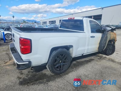 Trzecie zdjęcie samochodu z tyłu: 2018 CHEVROLET SILVERADO C1500 VIN:1GCNCNEH7JZ219253 - miniatura