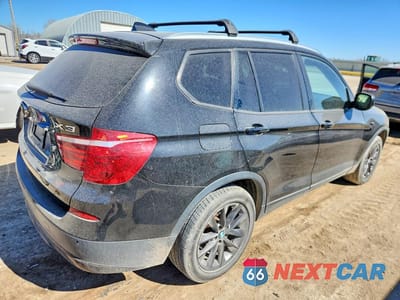 Trzecie zdjęcie samochodu z tyłu: 2013 BMW X3 XDRIVE28I VIN:5UXWX9C51DLK59892 - miniatura