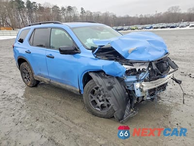 Czwarte zdjęcie samochodu z boku: 2025 HONDA PILOT TRAILSPORT VIN:5FNYG1H62SB060573 - miniatura