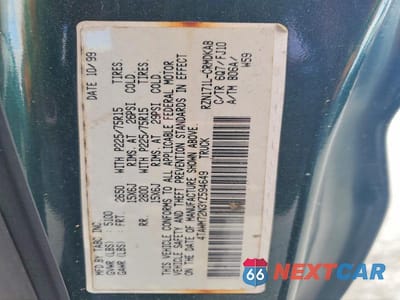 Zdjęcie 12 z 12 samochodu: 2000 TOYOTA TACOMA XTRACAB VIN:4TAWM72N3YZ594649 - miniatura