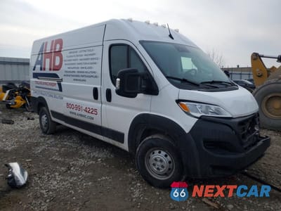 Czwarte zdjęcie samochodu z boku: 2023 RAM PROMASTER 3500 DELIVERY VAN VIN:3C6MRVHG9PE570822 - miniatura