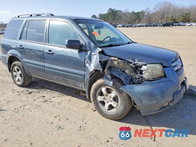 Czwarte zdjęcie samochodu z boku: 2006 HONDA PILOT EX VIN:2HKYF18436H563974 - miniatura