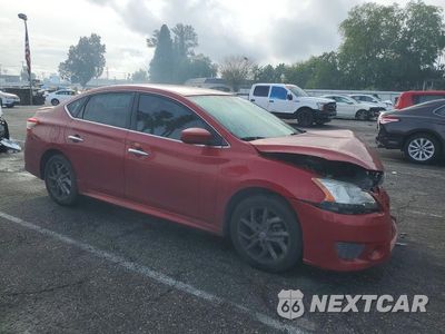Czwarte zdjęcie samochodu z boku: 2013 NISSAN SENTRA S VIN:3N1AB7AP3DL733030 - miniatura
