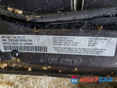 Zdjęcie 13 z 14 samochodu: 2021 CHRYSLER 300 S VIN:2C3CCABG1MH541164 - miniatura