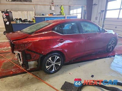 Trzecie zdjęcie samochodu z tyłu: 2021 NISSAN SENTRA SV VIN:3N1AB8CV8MY223874 - miniatura