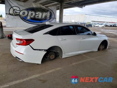 Trzecie zdjęcie samochodu z tyłu: 2019 HONDA ACCORD SPORT VIN:1HGCV1F36KA067416 - miniatura