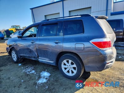 Drugie zdjęcie samochodu z przodu: 2013 TOYOTA HIGHLANDER PLUS VIN:5TDBK3EH5DS248752 - miniatura