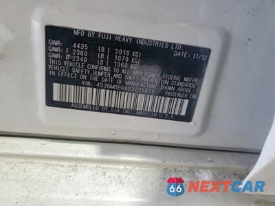 Zdjęcie 12 z 12 samochodu: 2013 SUBARU LEGACY 2.5I PREMIUM VIN:4S3BMBB69D3025879 - miniatura