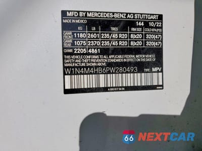 Zdjęcie 13 z 14 samochodu: 2023 MERCEDES-BENZ GLB 250 4MATIC VIN:W1N4M4HB6PW280493 - miniatura