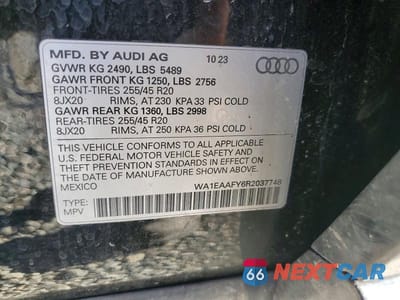 Zdjęcie 13 z 13 samochodu: 2024 AUDI Q5 PREMIUM PLUS 45 VIN:WA1EAAFY6R2037748 - miniatura