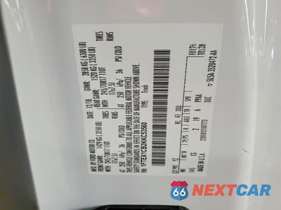 Zdjęcie 13 z 13 samochodu: 2019 FORD F150 UTILITY / SERVICE TRUCK VIN:1FTEX1CB2KKC53560 - miniatura