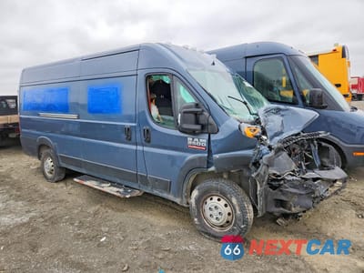 Czwarte zdjęcie samochodu z boku: 2021 RAM PROMASTER DELIVERY VAN VIN:3C6MRVJG7ME579606 - miniatura