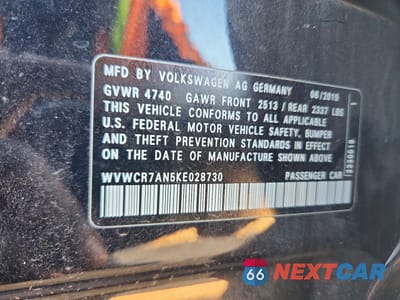 Zdjęcie 13 z 13 samochodu: 2019 VOLKSWAGEN ARTEON SEL VIN:WVWCR7AN5KE028730 - miniatura