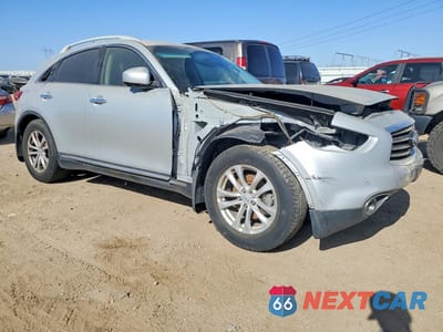 Czwarte zdjęcie samochodu z boku: 2013 INFINITI FX37 VIN:JN8CS1MU6DM142267 - miniatura