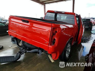 Trzecie zdjęcie samochodu z tyłu: 2021 CHEVROLET SILVERADO C1500 LT VIN:3GCPWCET4MG120452 - miniatura